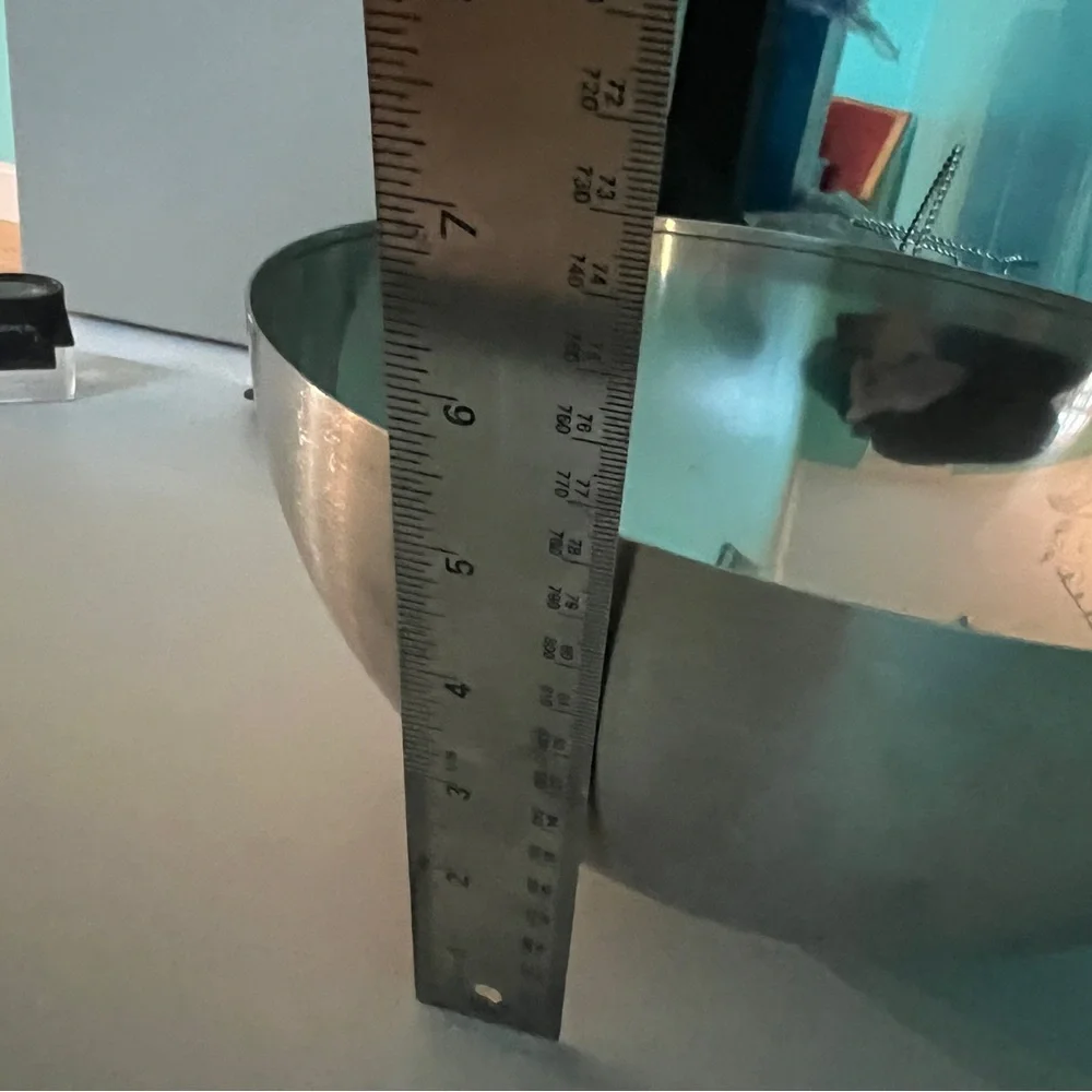 IKEA BOWL Stainless Steel BLANDA Bowl 11 inches Serving Bowl Mixing Bowl